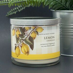 BBW Limoncello (Lemon) Bath & Body Works 3 Wick Candle